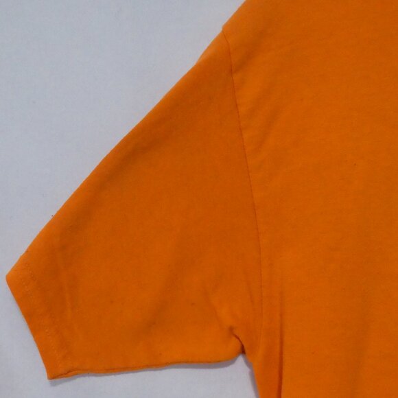 GILDAN | youth xl - extra large | Vibrant Solid Orange Tee / T-Shirt - Picture 3 of 12